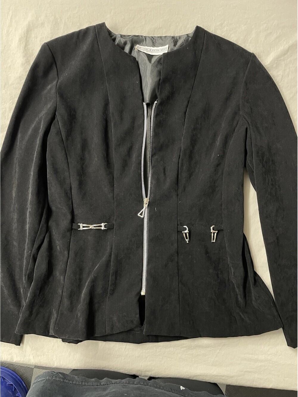 Vintage Jessica Howard Full Zip Tailored Jacket Women's Measured